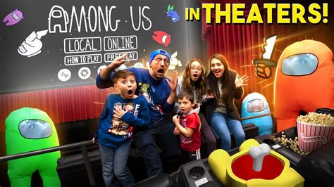 Among Us The Movie Theaters Gameplay Hide And Seek Real Life