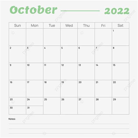 أكتوبر 2022 التقويم مخطط شهري أكتوبر 2022 التقويم مخطط شهري Png