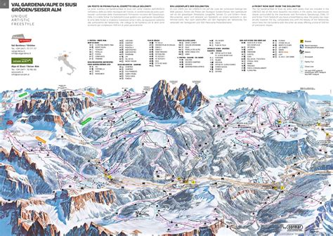 Val Gardena Piste Map 2019 Ski Europe Winter Ski Vacation Deals In