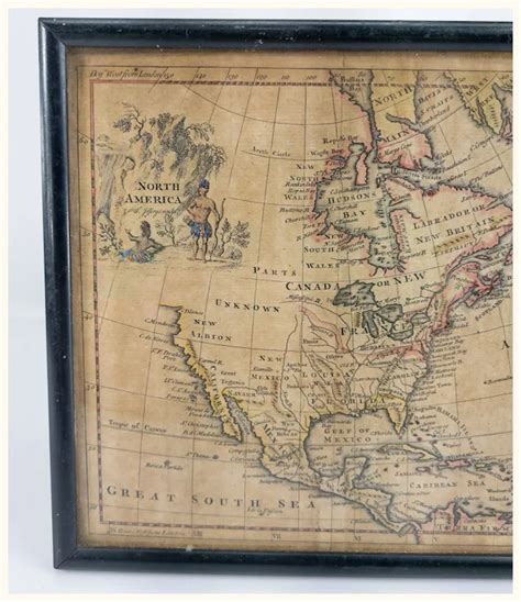 Antique Hand Colored Map Of North America Thomas Jefferys Ruby Lane