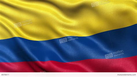 4k Colombia Flag Seamless Loop Ultra Hd Stock Animation 8978411