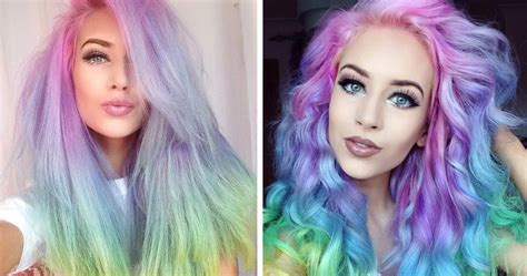 16 rainbow hair color ideas you ll go crazy over