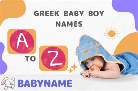 Greek Baby Boy Names Starting With A To Z