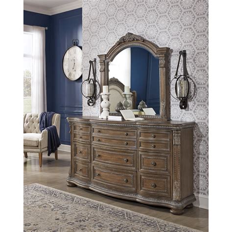 Ashley furniture north shore king poster bed click to enlarge. Signature Design by Ashley Charmond Bedroom Mirror | Royal ...