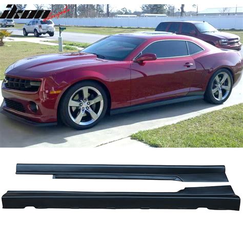 Compatible With 10 15 Chevy Chevrolet Camaro Zl1 Style Side Skirt