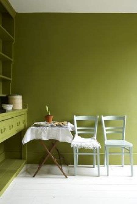 Color On Trend Deep Mossy Olive Green Green Dining Room Dining Room