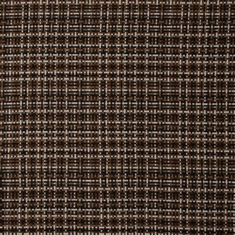 Chocolate Brown Plaid Texture Upholstery Fabric By The Yard