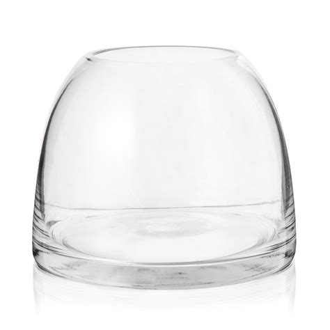 Oval Glass Vase Za