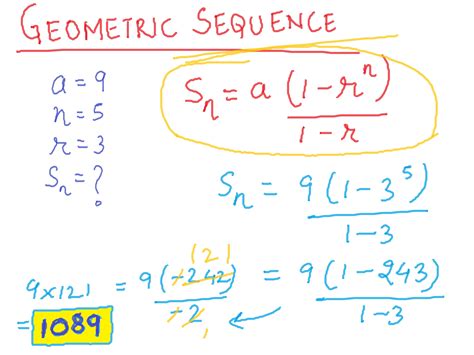 How To Find Geometric Sequence Sum