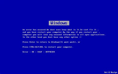 Microsoft Windows Blue Screen Of Death Hd Wallpapers