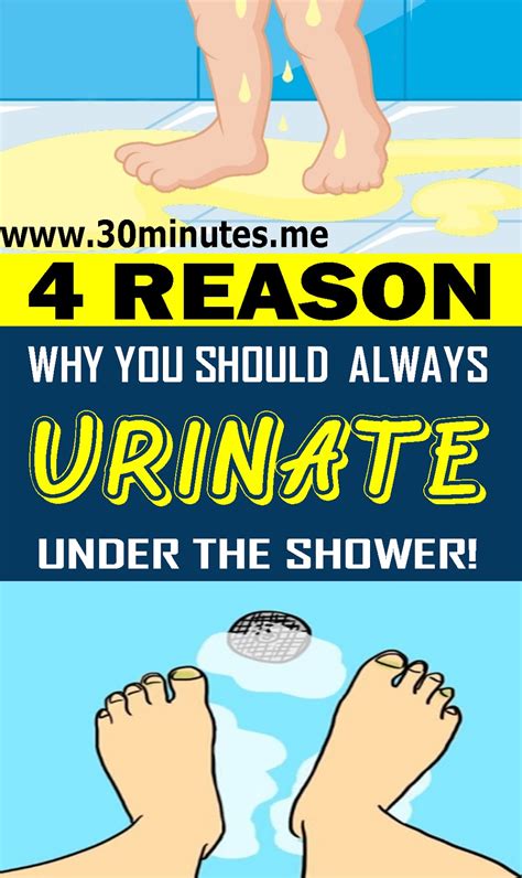 Doctors Will Never Tell You This 4 Reasons Why You Should Always Urinate Under The Shower
