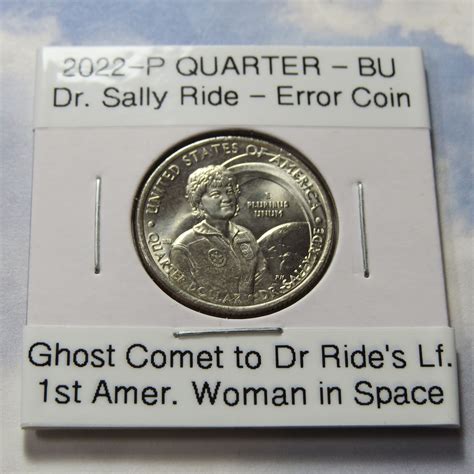 P Error Quarter Dr Sally Ride Ghost Comet Error A For Sale