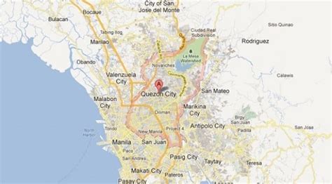 Quezon City Philippines Map