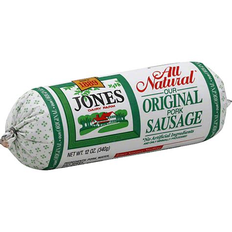 Jones Dairy Farm All Natural Pork Sausage Original Frozen Sausage