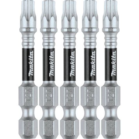 Makita Impact Xps T27 Torx 2 In Power Bit 5 Pack E 01002 The Home