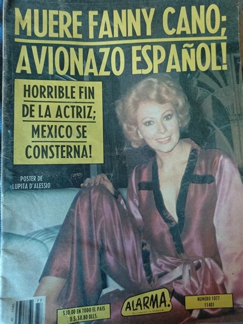 Revista Alarma Dic 1983 Muere Fanny Cano Avionazo Español Mercado Libre