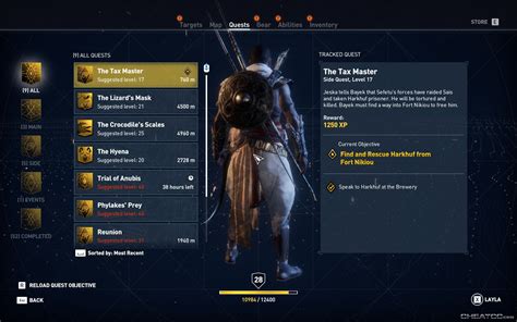 Assassin S Creed Origins Guide Walkthrough The Tax Master Side Quest