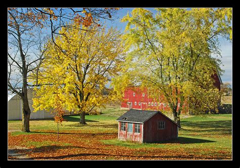 An Autumn Paradise This Beautiful Farm Is On Noble Road Ne Flickr