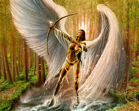 Wallpaper Water Wings Angel Arrow Mythology Fairy