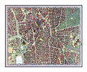 El mapa detallado ilustrada de la ciudad de Hannover | Hannover ...