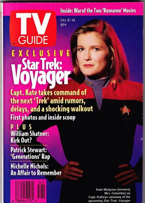 Vintage Tv Guide Star Trek Voyager Exclusive October 1994 Etsy Star