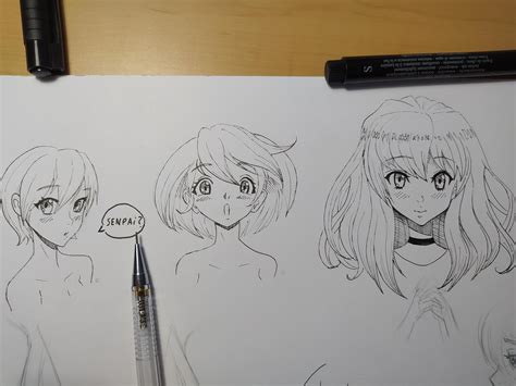 I Have Recently Started Learning To Draw Manga Style And These Are Some