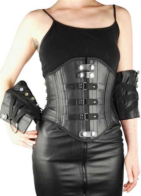 Steel Boned Corset With Bondage Armbinders Etsy Norway