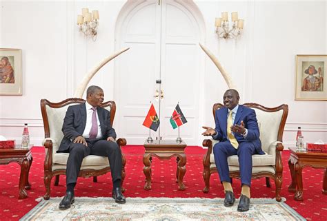 Chefe De Estado Angolano Termina Visita Ao Quénia Mpla
