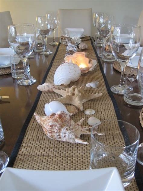 Coast Inspired Tablescapes Wedding Table Decorations Decoration Table