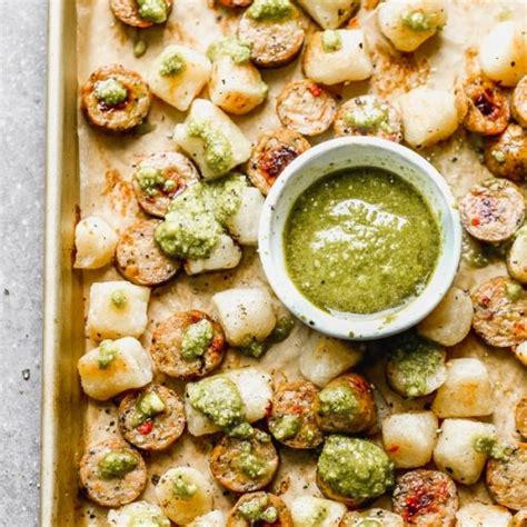 Baked Cauliflower Gnocchi Recipe With Pesto 5 Ingredients Cooking
