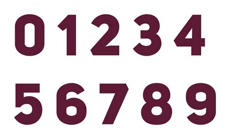 Large Printable Numbers 1 10 Circle