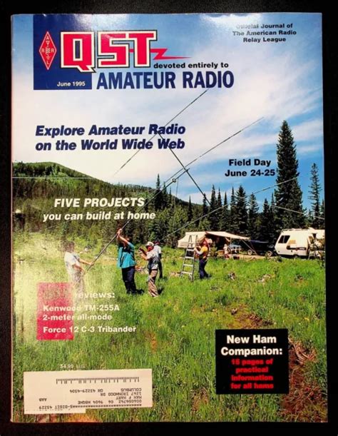 Vintage Qst Magazine June Kenwood Tm A Force Arrl Field Day Ham Radio Picclick