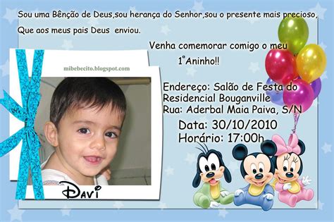 CONVITES DE ANIVERSÁRIO DE 1 ANO, MODELOS ~ imagens para celular