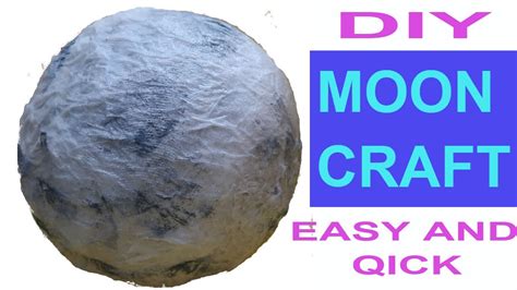 Moon Craft Easy Moon Project Moon Crafts For Kids Moon Craft