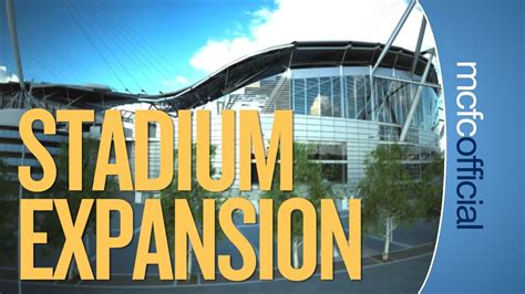 Manchester city football club is conducting research relating to potential new seating offerings at the etihad stadium. The Etihad Stadium Expansion Plans | Second phase - YouTube