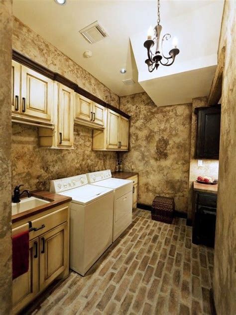 Mediterranean Laundry Room Tuscan Laundry Rooms Design Pictures