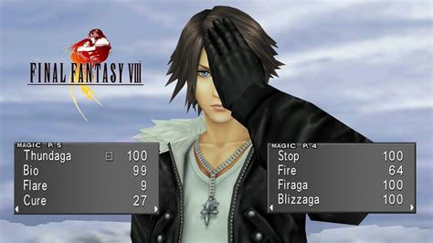 Final Fantasy Viii Remastered All Magic Exhibition 4k Youtube