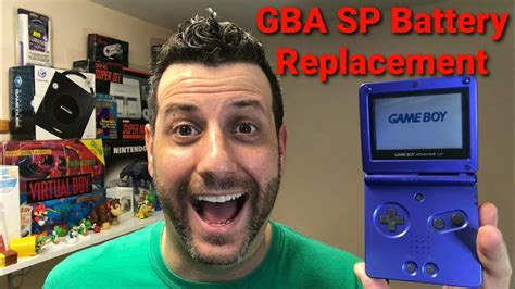 Game Boy Advance Sp Battery Replacement Youtube