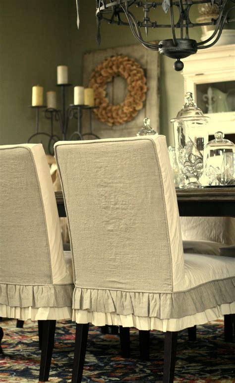 Since they're available in various styles and colors, you can easily match them with your interior. Oversized Parsons Chairs Slipcovers | the 2 sets of tan ...