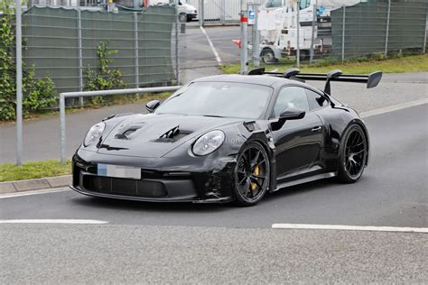 2022 Porsche 911 Gt3 Rs Shows More Skin Huge Wing Aint Going Nowhere