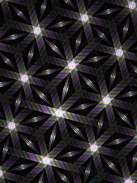 Download Dark Intersecting Hexagon Wallpaper
