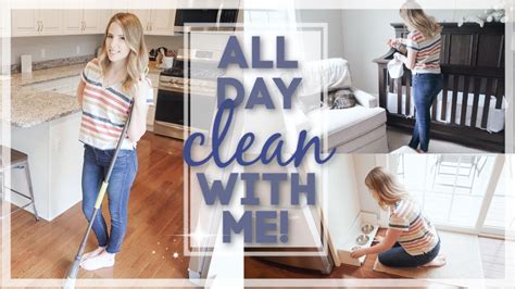 Entire House Clean With Me 2019 All Day Extreme Cleaning Motivation