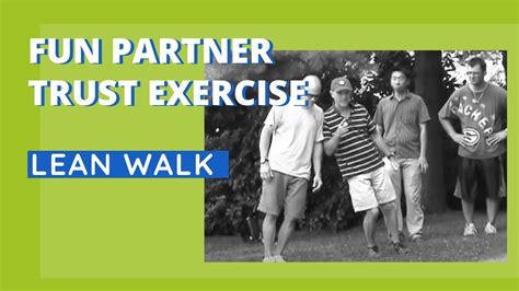 Fun Partner Trust Exercise Lean Walk Youtube