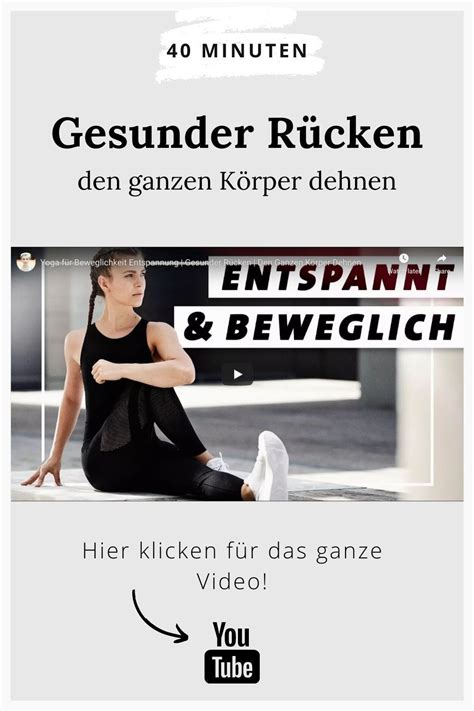Du kannst alle videos in echtzeit ganz einfach zu hause mitmachen. Yoga für einen gesunden Rücken in 2021 | Yoga, Yoga zu ...