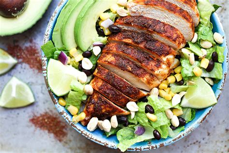 Spicy Southwest Chicken Salad With Peanut Lime Dressing Floating Kitchen