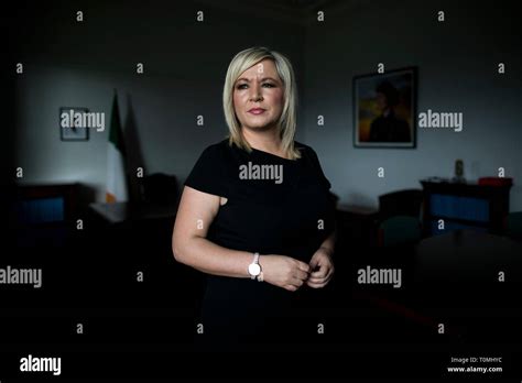 Sinn Fein Deputy Leader Michelle Oneill Poses For A Portrait At