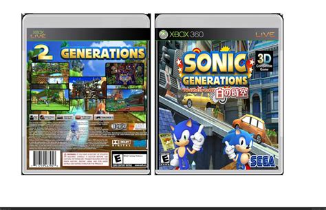 Sonic Generations Xbox 360 Box Art Cover By Jacob