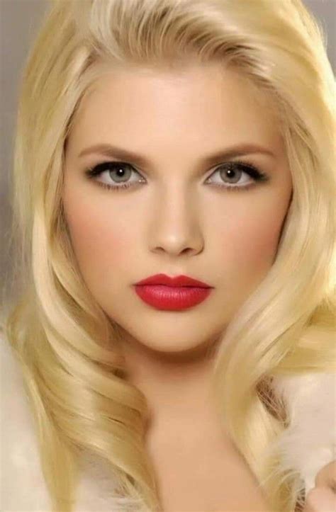 Beautiful Lips Stunningly Beautiful Most Beautiful Women Blonde