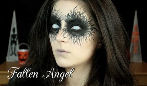 Halloween Tutorial Fallen Angel Angel Makeup Dark Angel Makeup Angel Halloween Makeup