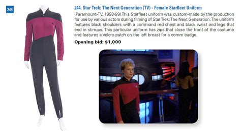 Star Trek Prop Costume And Auction Authority Screenused Mar 15 2014